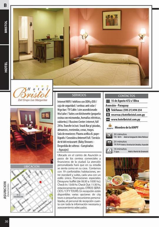 Hotel Bristol Asunción Exterior foto